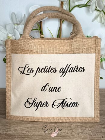 SAC EN JUTE PRÉNOM (PETIT)